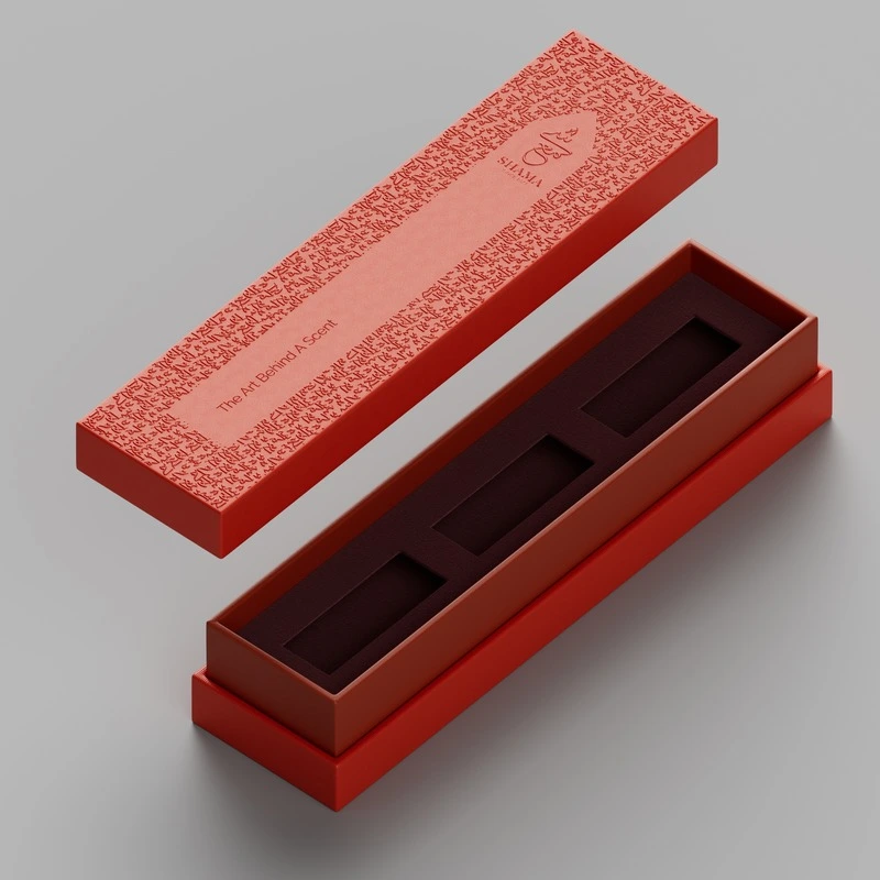 Nour’s original red SHAMA packaging render